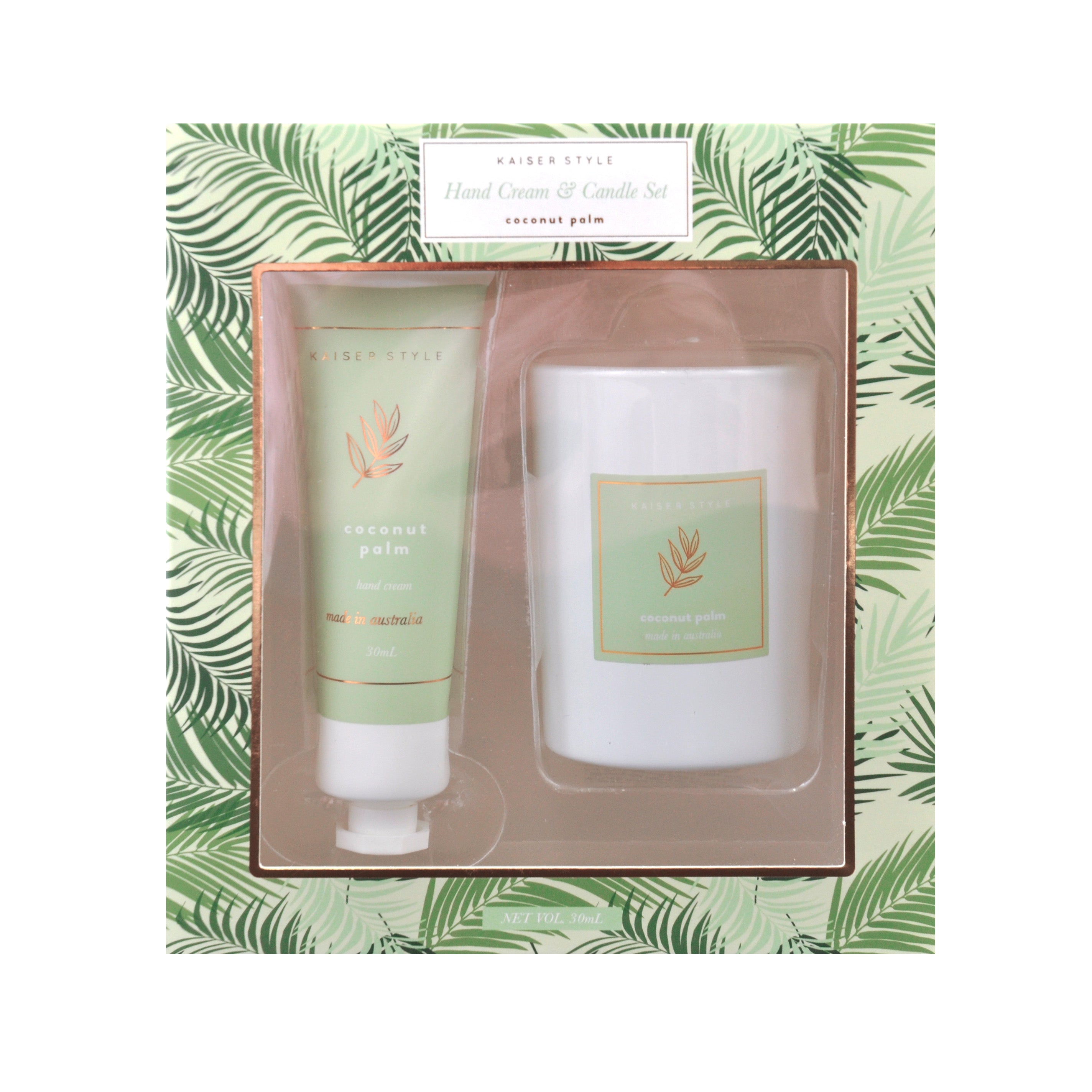 Hand Cream & Candle Gift Pk - COCONUT PALM